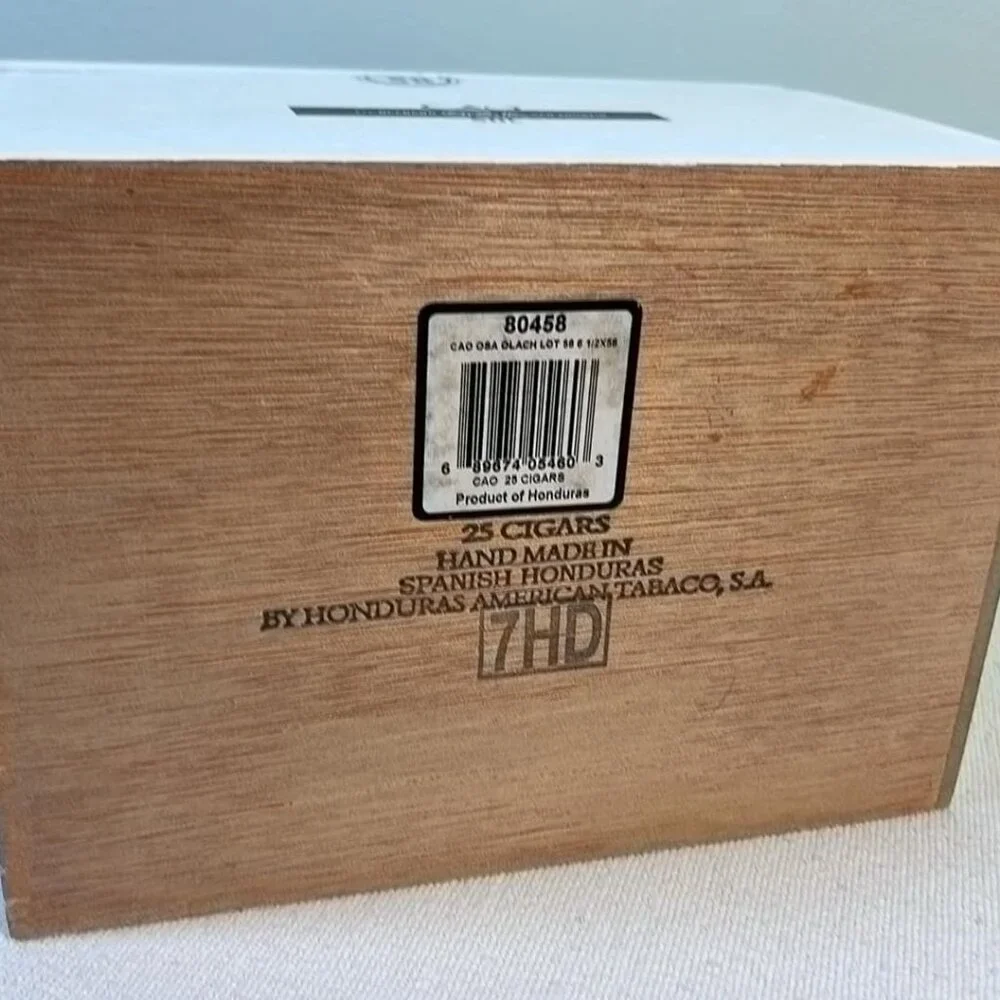 CAO OSA Lot 58 Empty Cigar Box From Honduras MCM Discontinued Hipster MadMen Mob